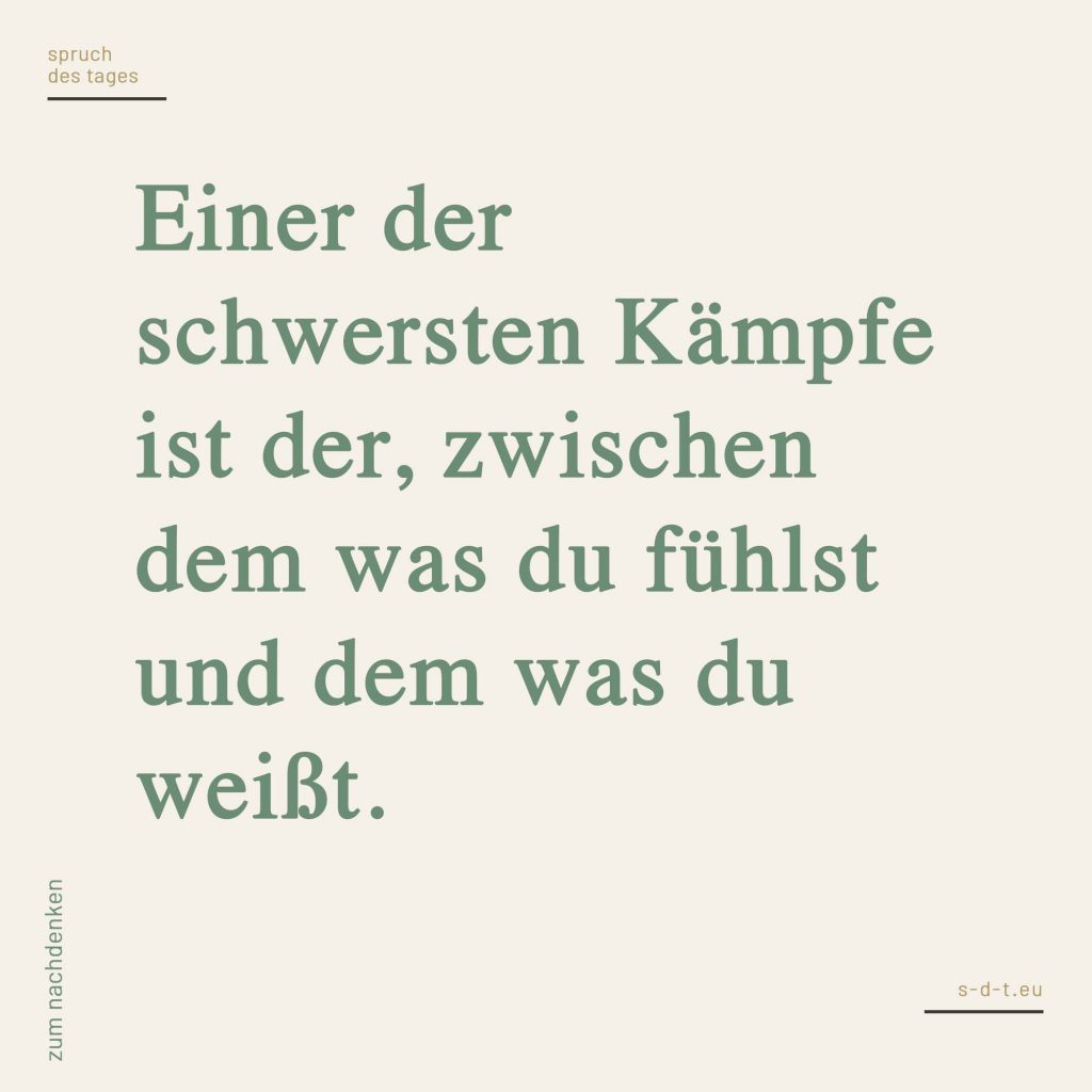 Sprüche zum Nachdenken | Spruch des Tages [2019]