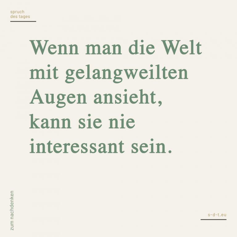 Sprüche Zum Nachdenken | Spruch Des Tages [2019]