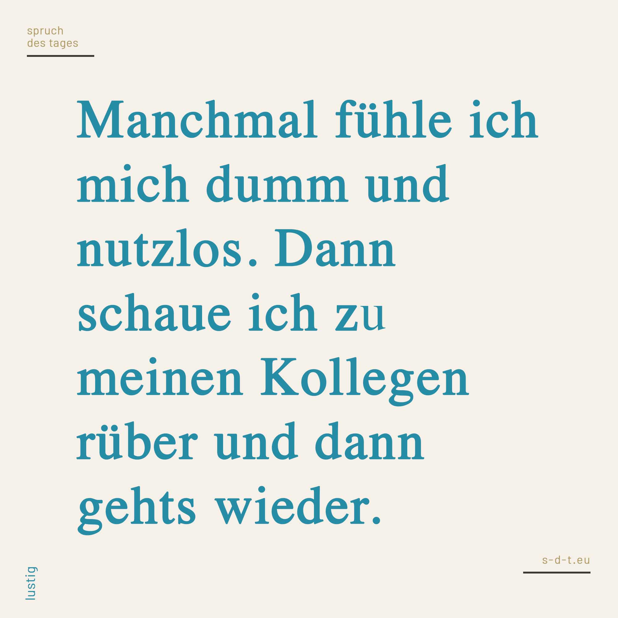 Lustig spruch des tages