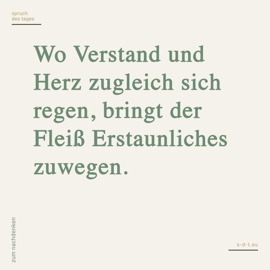 Sprüche zum Nachdenken Spruch des Tages [2019]