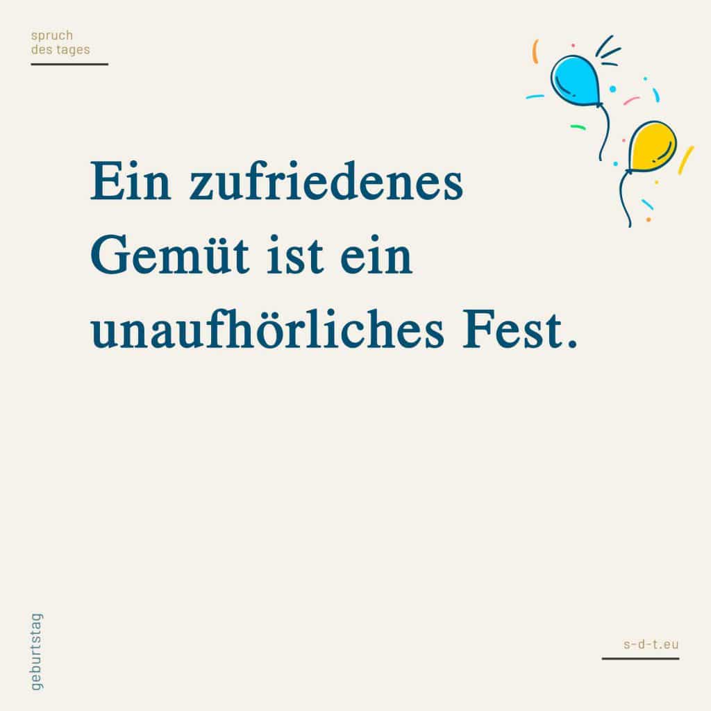 Geburtstag Spruch des Tages
